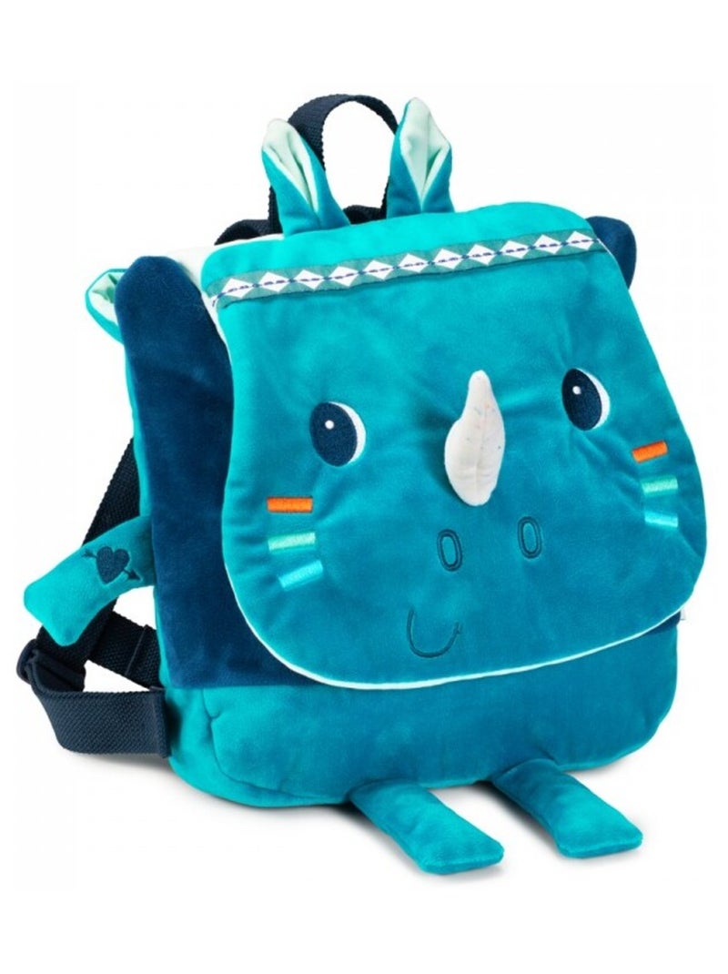 Sac à dos tout doux Marius Bleu - Kiabi
