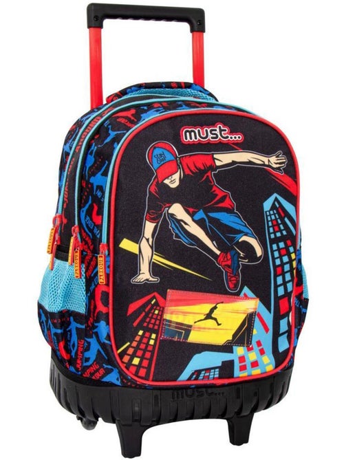 Sac à dos Trolley 3 compartiments Sport Extrême Parkour 45 CM - Kiabi