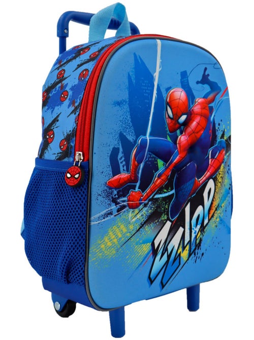 Sac à dos trolley 3D polyester moulé Spiderman - Kiabi