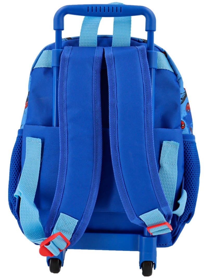 Sac à dos trolley 3D polyester moulé Spiderman Bleu Rouge Blanc - Kiabi