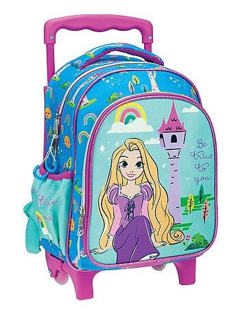 Sac à dos trolley enfant - Licence Princesse Raiponce - Qualité supérieure