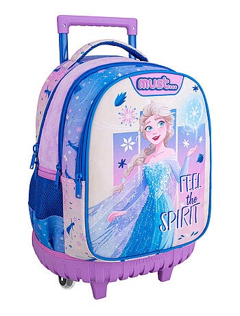 Sac à dos trolley enfants 45 cm - Licence Reine des Neiges - Must