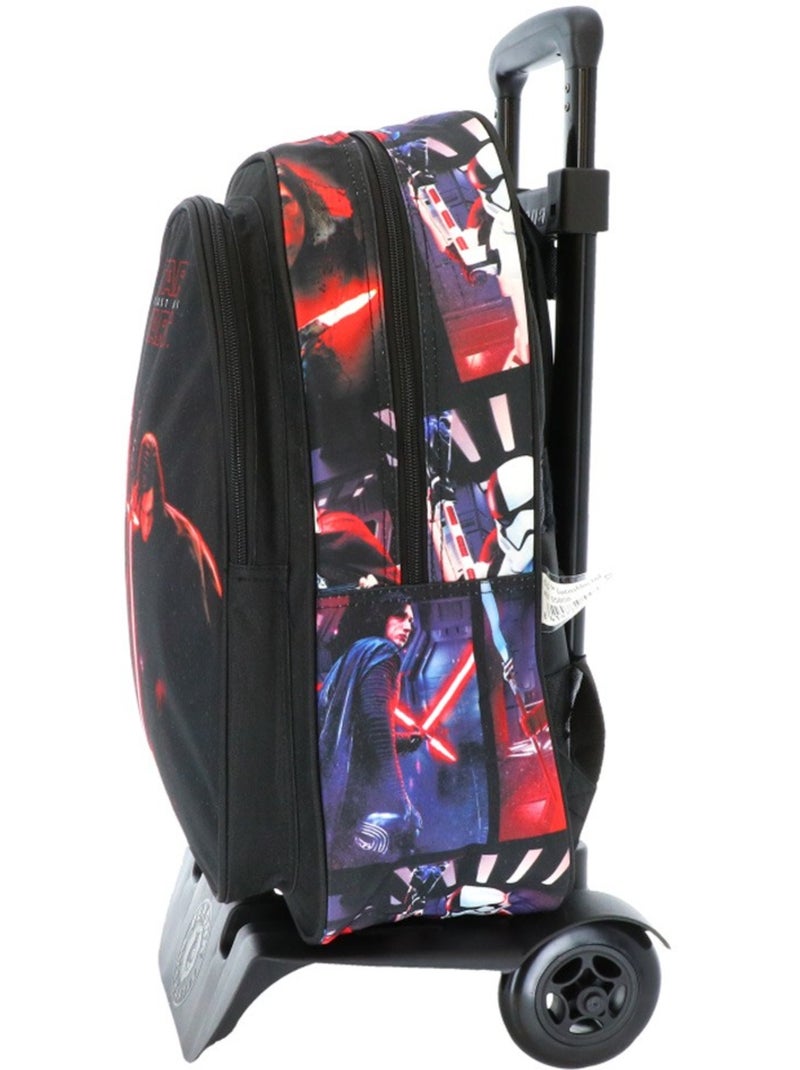 Sac à dos trolley imprimé The Last Jedi en textile Star Wars Noir / Rouge / Jaune - Kiabi