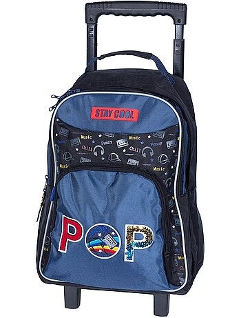 Sac à dos trolley KIP textile 2 compartiments à roulettes