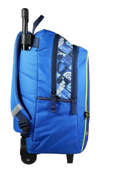 Sac à dos trolley Ligue 1 Bagtrotter 45 cm polyester 2 compartiments zippés - Kiabi Sac à dos trolley Ligue 1 Bagtrotter 45 cm polyester 2 compartiments zippés - Kiabi