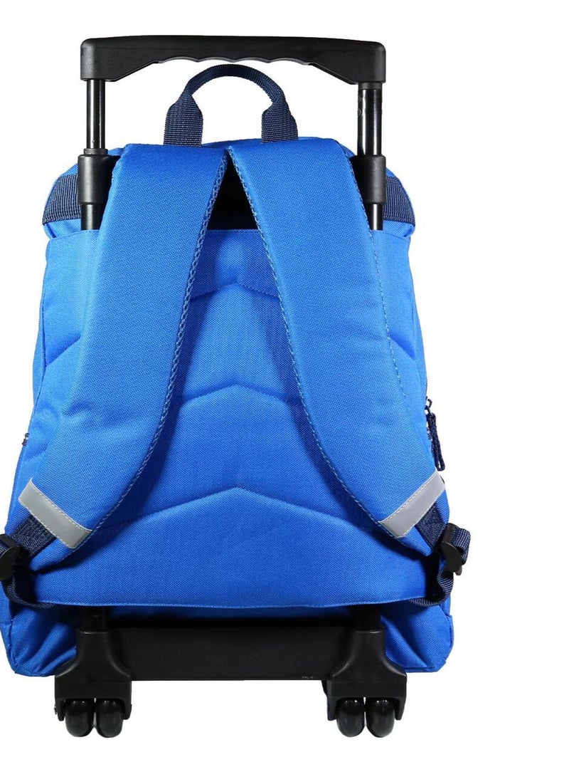 Sac à dos trolley Ligue 1 Bagtrotter 45 cm polyester 2 compartiments zippés Bleu - Kiabi