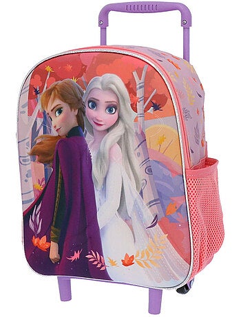 Sac à dos trolley maternelle 3D imprimé La reine des neiges