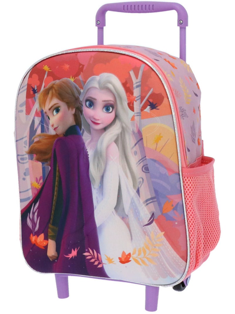 Sac à dos trolley maternelle 3D imprimé La reine des neiges Multicolore - Kiabi