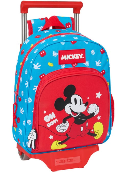 Sac à Dos Trolley Maternelle Mickey Mouse "Oh Boy" 34 CM - Kiabi
