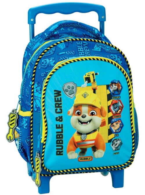 Sac à dos trolley maternelle Rubble & Crew de la Pat Patrouille 30 CM - Kiabi