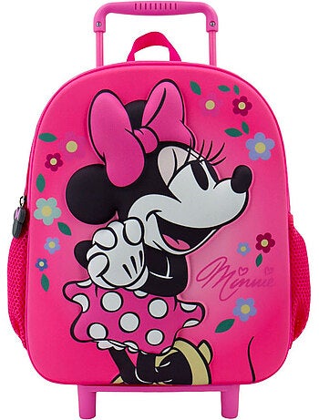 Sac à dos trolley Minnie avec motif 3D et panneau moulé