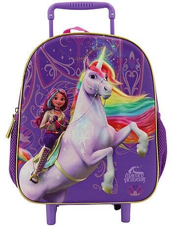 Sac à dos trolley motif 3D licorne La boutique des toons