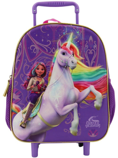 Sac à dos trolley motif 3D licorne La boutique des toons - Kiabi Sac à dos trolley motif 3D licorne La boutique des toons - Kiabi
