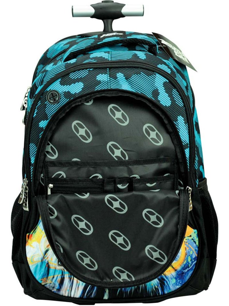 Sac à dos trolley No Fear Lion motif camouflage 48 CM Noir Bleu - Kiabi