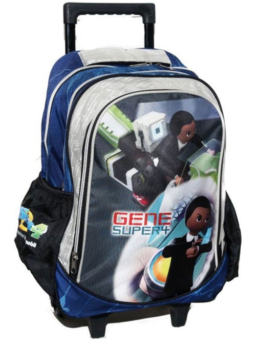Sac à dos trolley Playmobil Gene Super 4 imperméable imprimé brillant - Kiabi