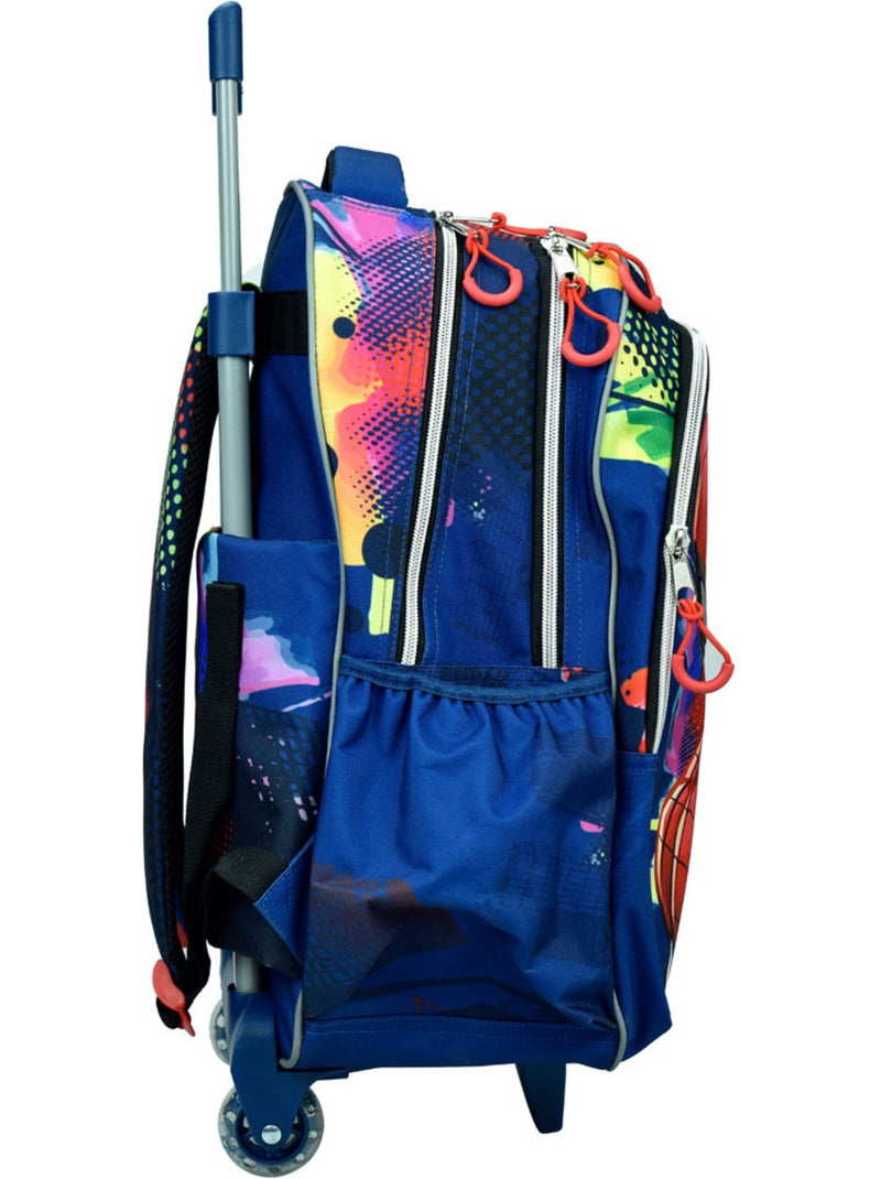 Sac à dos trolley polyester motif Spider-Man Spiderman Bleu - Kiabi