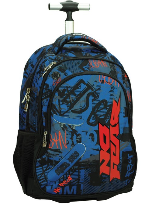 Sac à dos trolley Skateboard Let's Go No Fear 48 CM - Kiabi