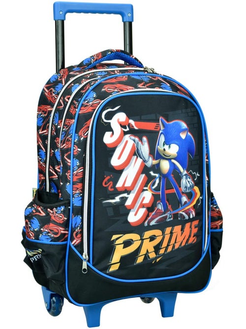 Sac à dos trolley Sonic Prime 46 CM pour l'école primaire - Kiabi