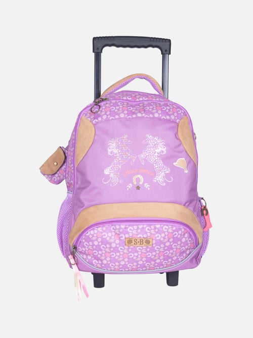 SAC A DOS TROLLEY STALLA BIANCA FLOWER - Kiabi