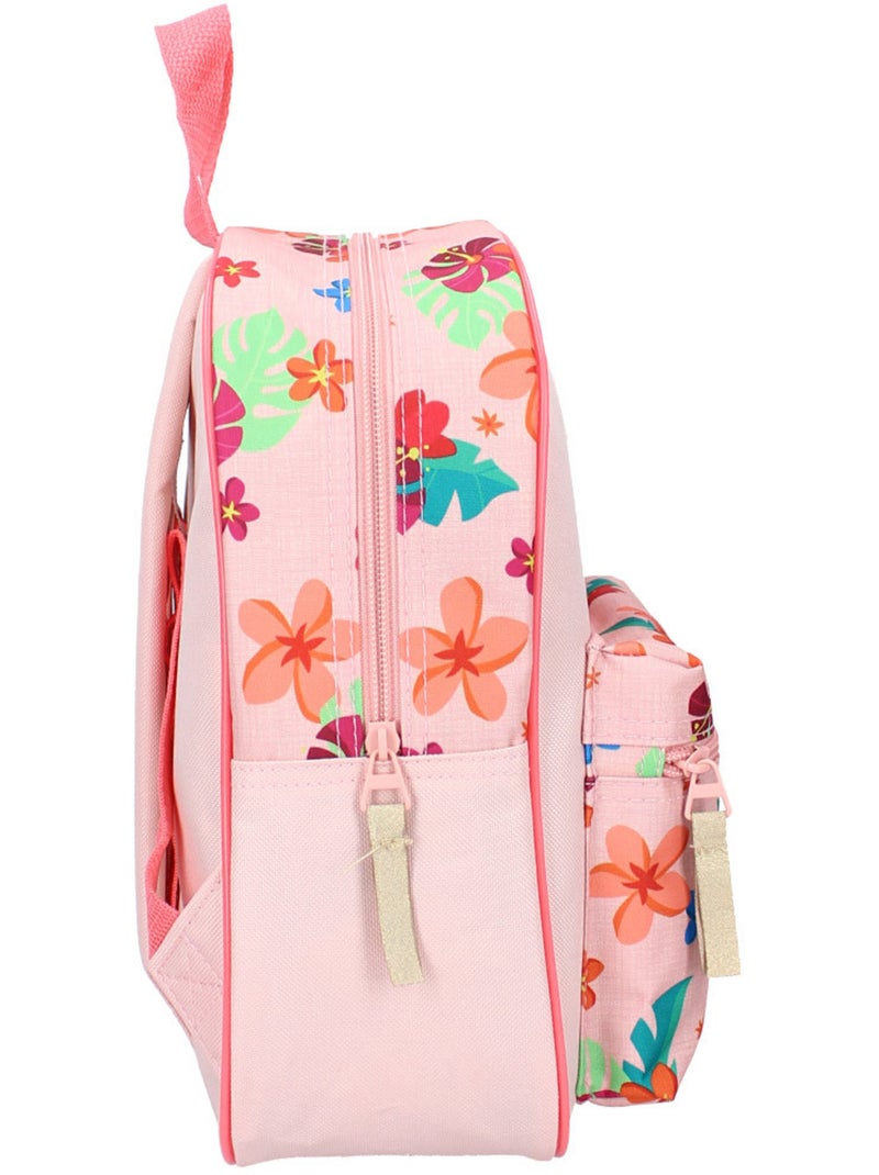 Sac à dos Vaiana polyester imprimé Disney Rose - Kiabi