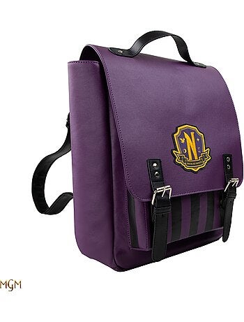 Sac à dos Violet Académie Nevermore - Mercredi