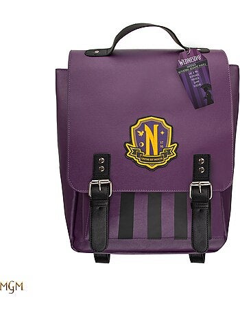 Sac à dos Violet Académie Nevermore - Mercredi