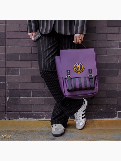 Sac à dos Violet Académie Nevermore - Mercredi - Kiabi