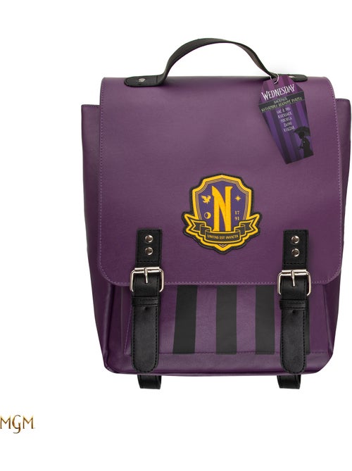 Sac à dos Violet Académie Nevermore - Mercredi - Kiabi