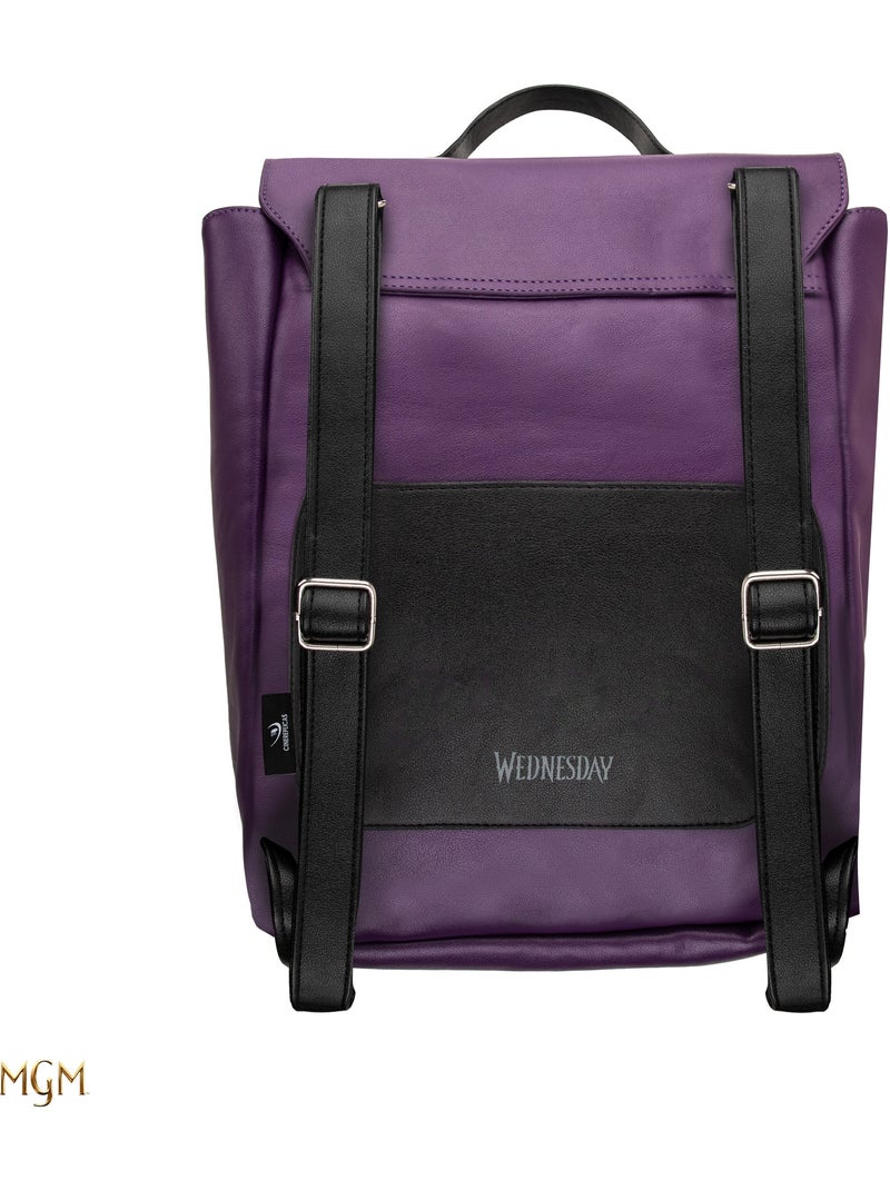 Sac à dos Violet Académie Nevermore - Mercredi Violet - Kiabi