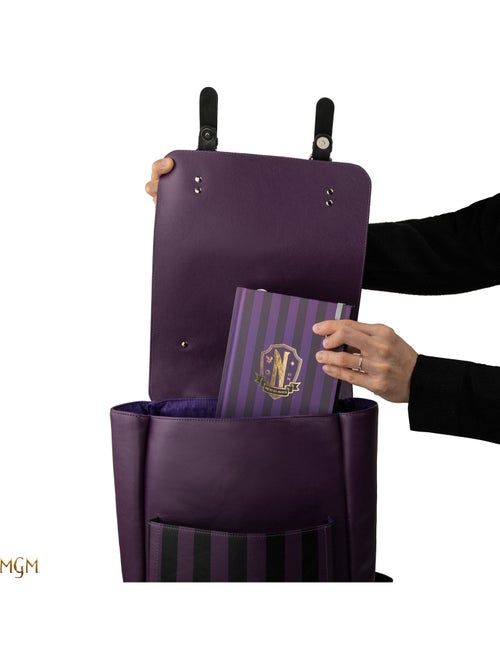 Sac à dos Violet Académie Nevermore - Mercredi - Kiabi