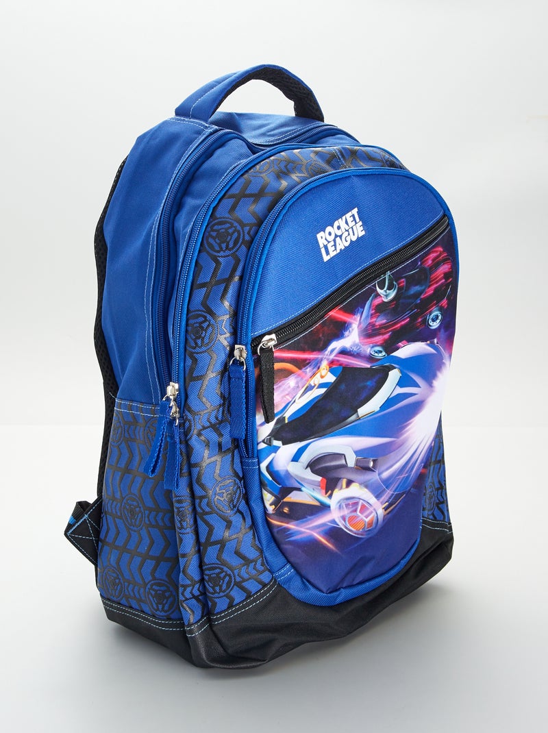 Sac à dos 'voitures de course' bleu - Kiabi