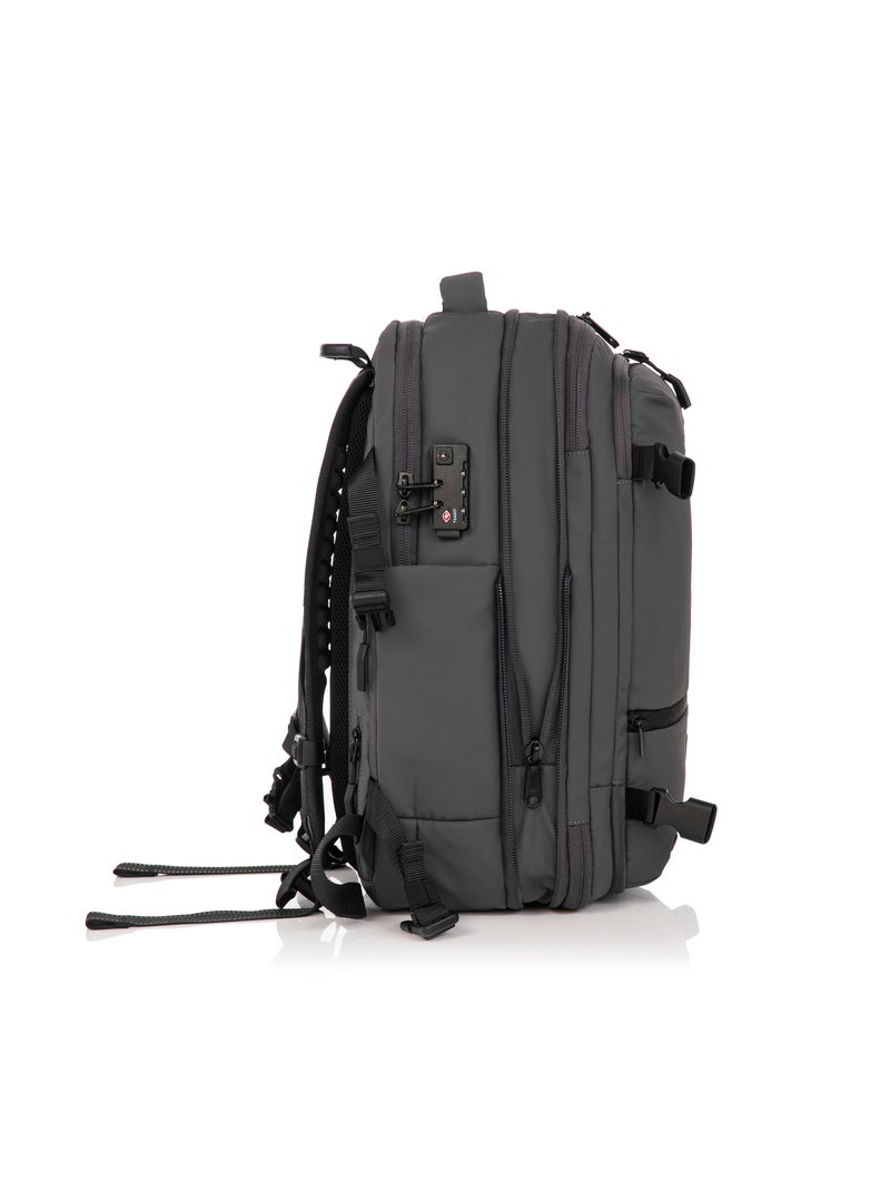 Sac à Dos Voyage Sous Vide avec Pompe à Air et Pèse Bagage | Cadenas TSA | CELIMS France Gris - Kiabi