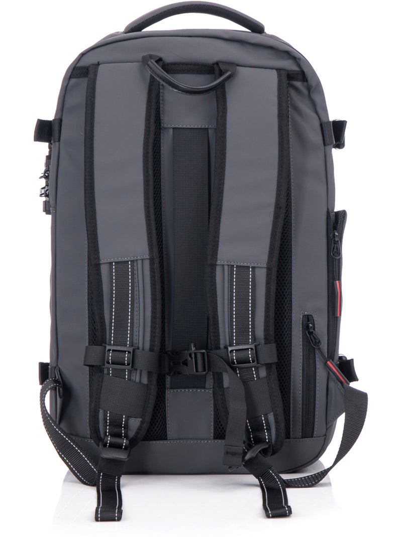 Sac à dos Voyage sous Vide avec Pompe | Cadenas Intégrée | CELIMS France Gris - Kiabi