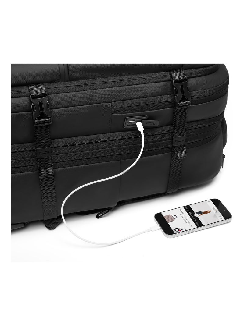 Sac à dos Voyage sous Vide | Cadenas Intégrée | CELIMS France Noir - Kiabi