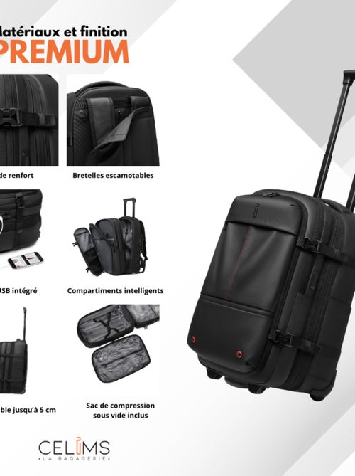 Sac à dos Voyage sous Vide | Cadenas Intégrée | CELIMS France - Kiabi Sac à dos Voyage sous Vide | Cadenas Intégrée | CELIMS France - Kiabi