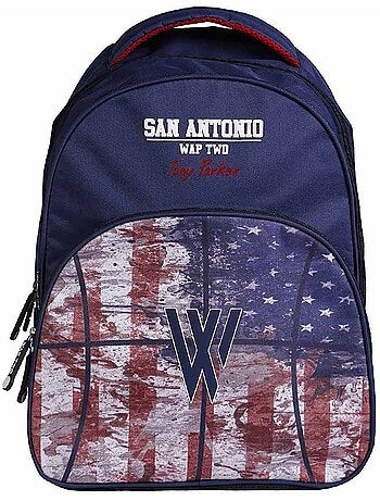 Sac à dos Wap Two Tony Parker 43 cm 2 zips