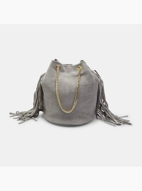 Sac à franges et cordon de serrage Bata - Kiabi