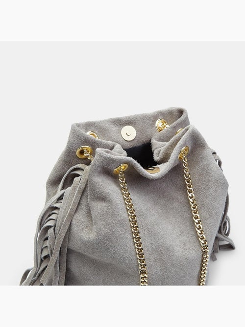 Sac à franges et cordon de serrage Bata - Kiabi