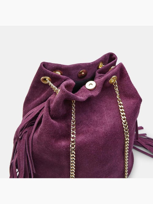Sac à franges et cordon de serrage Bata - Kiabi