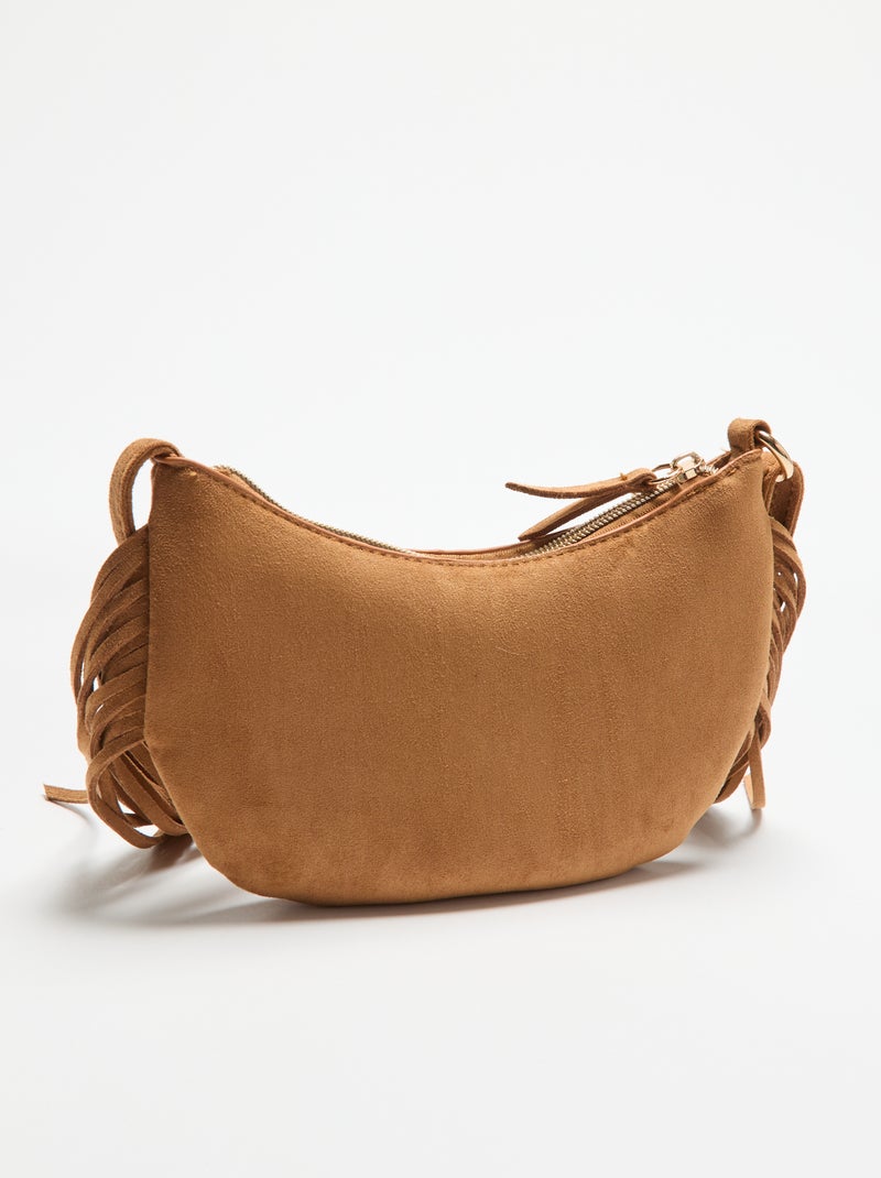 Sac à franges version mini Beige - Kiabi