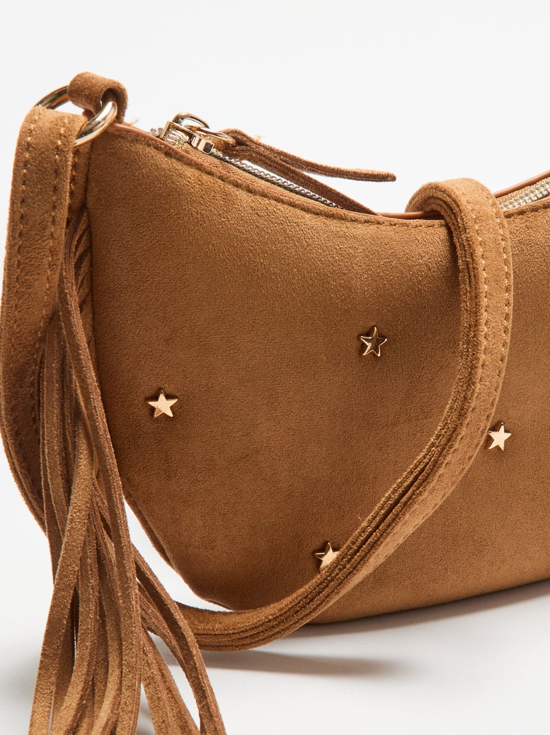 Sac à franges version mini Beige - Kiabi
