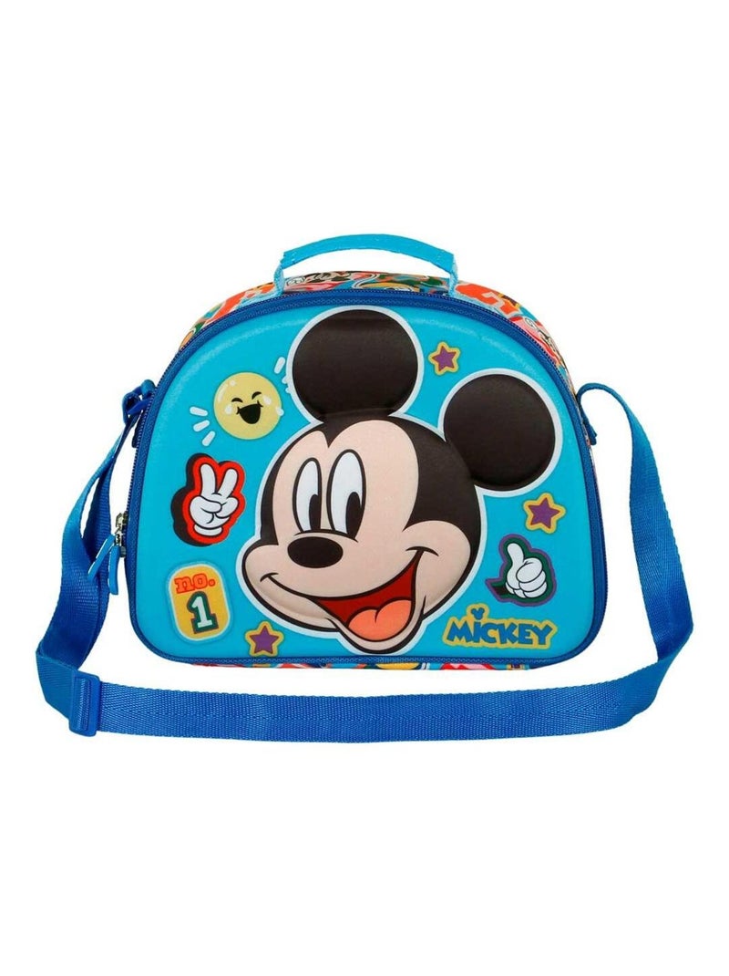 Sac à Goûter 3D - Mickey Mouse Blissy Bleu - Kiabi
