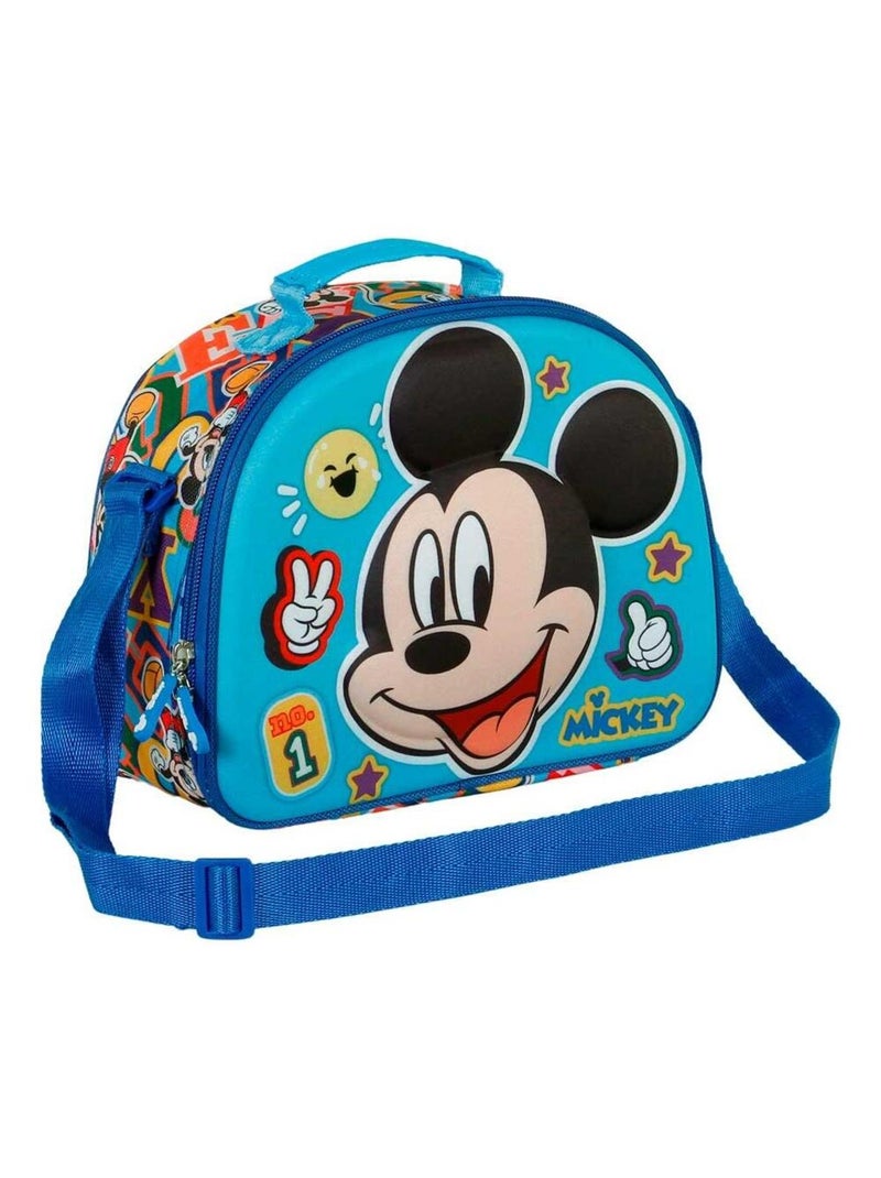 Sac à Goûter 3D - Mickey Mouse Blissy Bleu - Kiabi