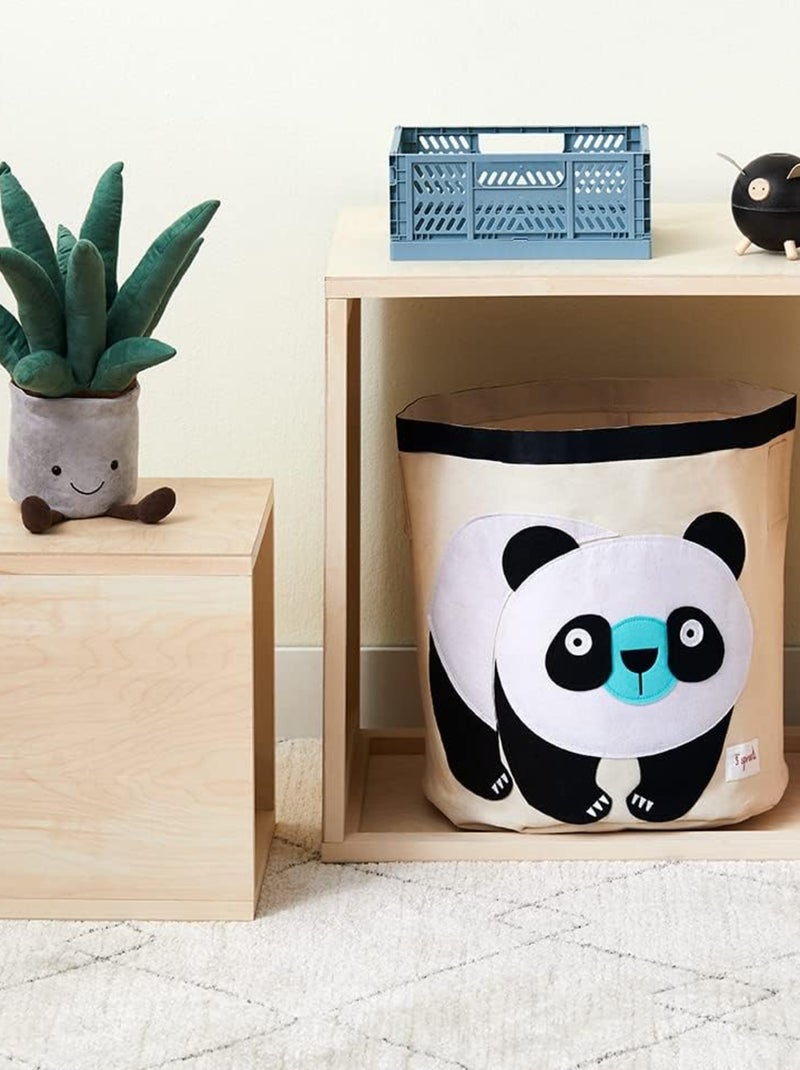 Sac à jouets Panda Noir - Kiabi
