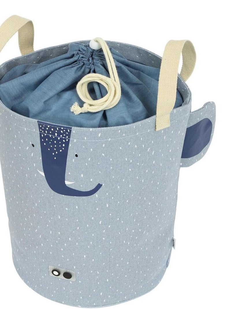 Sac à jouets petit MRS. ELEPHANT Bleu - Kiabi