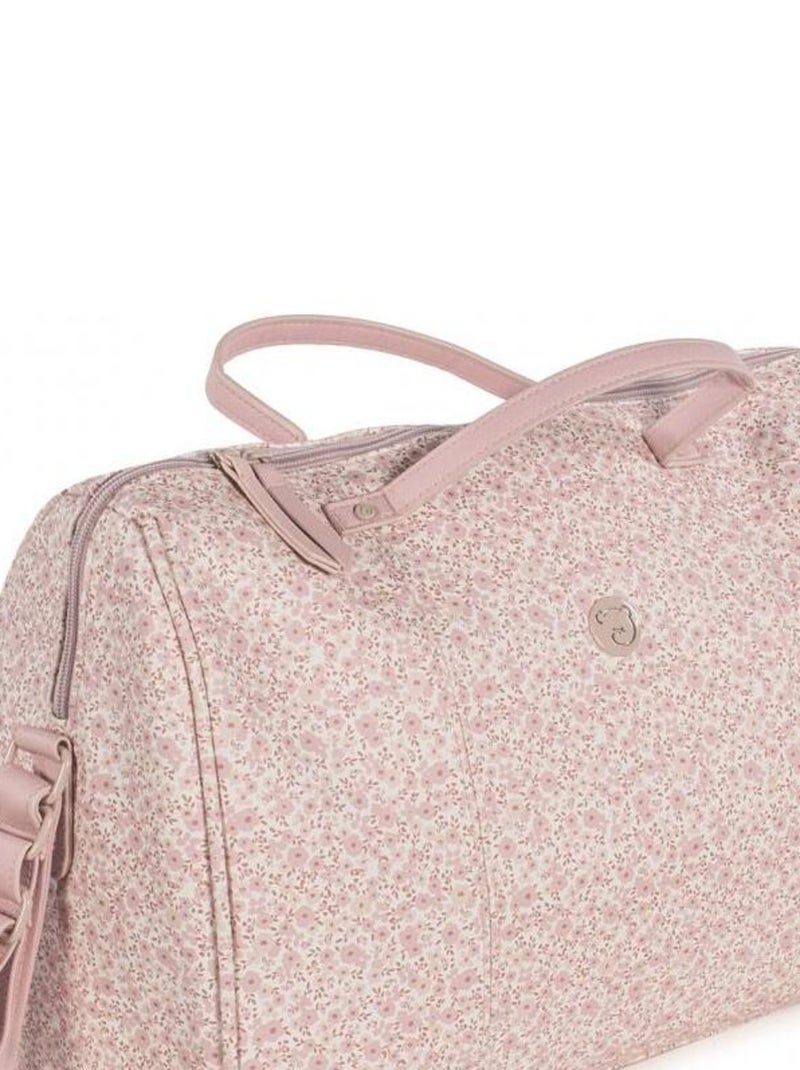 Sac à langer à anses Flower mellow rose Rose - Kiabi