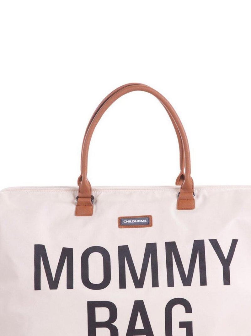 Sac à langer à anses Mommy bag blanc cassé Ecru - Kiabi