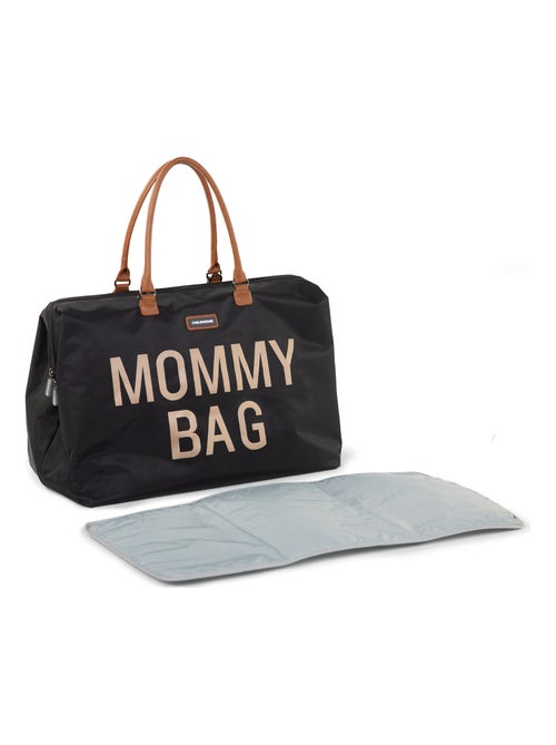 Sac à langer à anses Mommy bag noir - Kiabi