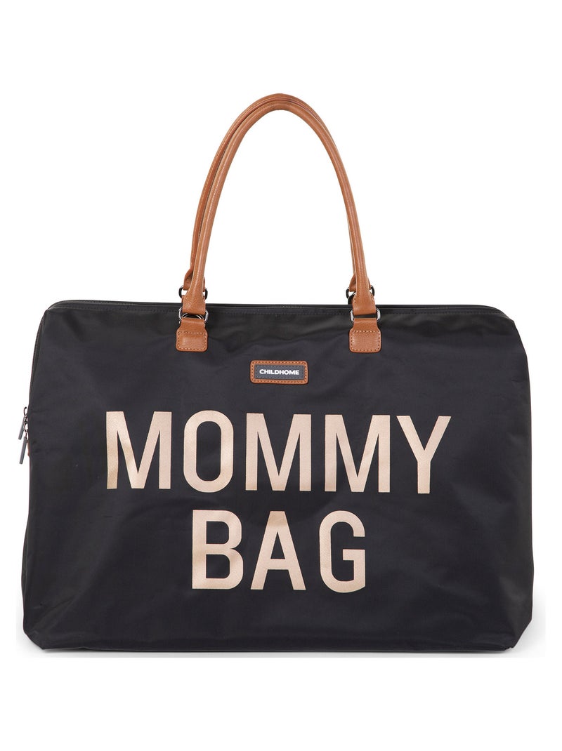 Sac à langer à anses Mommy bag noir Noir - Kiabi
