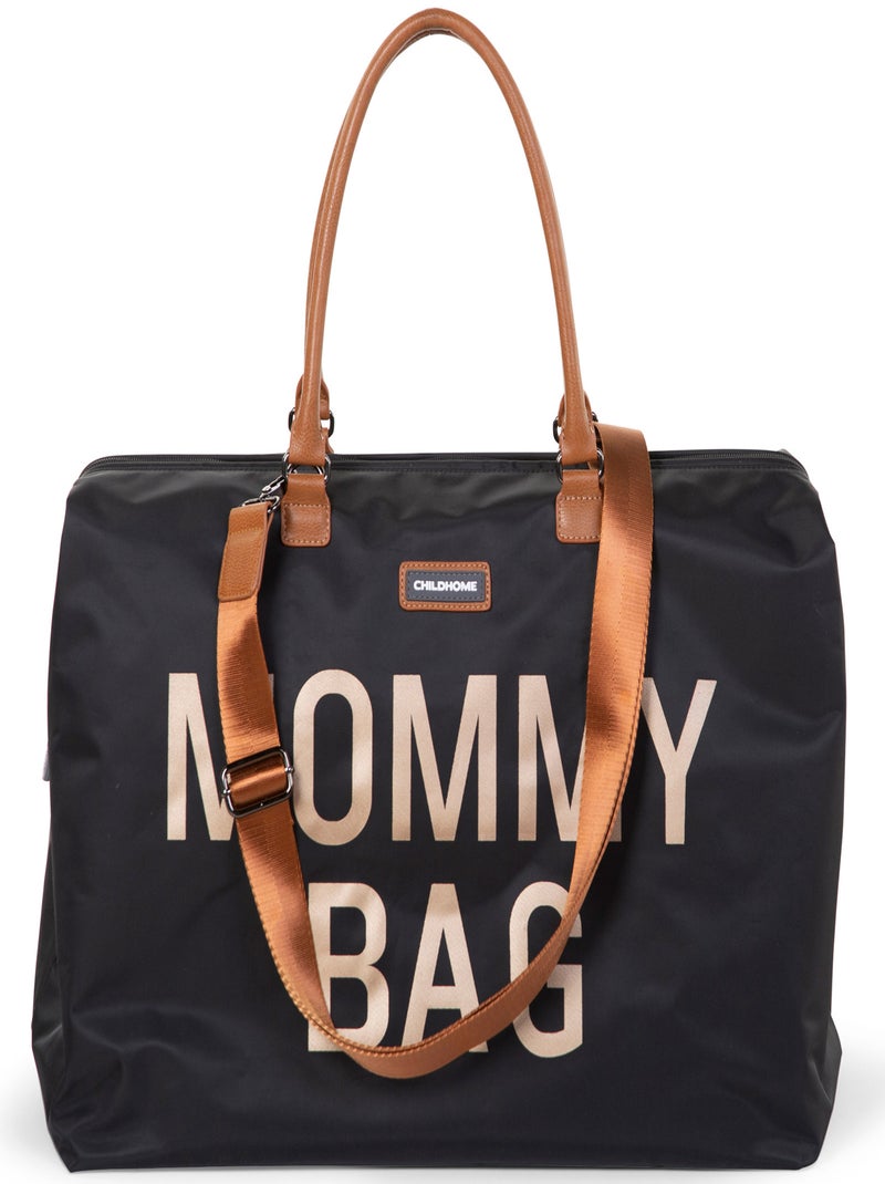 Sac à langer à anses Mommy bag noir Noir - Kiabi